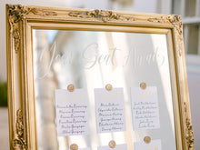 Load image into Gallery viewer, Seating Chart - Wax Seal Writing