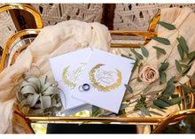 Load image into Gallery viewer, Elegant Wedding Vow Books - White Hardcover Blank