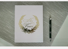 Load image into Gallery viewer, Elegant Wedding Vow Books - White Hardcover Blank