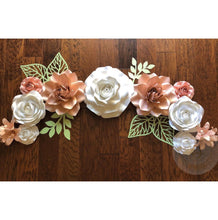 Load image into Gallery viewer, Paper Flower Bundle - Wall Decor, Bridal Shower, Baby Shower, Baby Room Decor, Wedding Backdrop