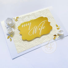 Load image into Gallery viewer, Wedding Card for Husband - Wedding Card for Wide - Bride and Groom Gift