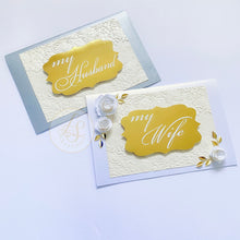 Load image into Gallery viewer, Wedding Card for Husband - Wedding Card for Wide - Bride and Groom Gift