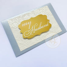 Load image into Gallery viewer, Wedding Card for Husband - Wedding Card for Wide - Bride and Groom Gift