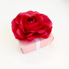 Load image into Gallery viewer, Elegant Paper Flower Gift Box - Wedding, Bridesmaid Gift, Flower Girl Box