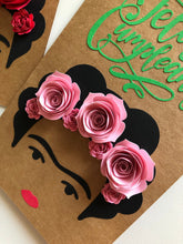 Load image into Gallery viewer, Frida Kahlo Inspired Handmade Cards - birthday, Feliz Cumpleanos, Te Amo