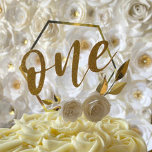 Load image into Gallery viewer, Elegant Personalized Custom Cake Topper - Wedding cake, birthday cake, anniversary cake