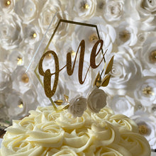 Load image into Gallery viewer, Elegant Personalized Custom Cake Topper - Wedding cake, birthday cake, anniversary cake