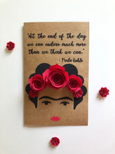 Load image into Gallery viewer, Frida Kahlo Inspired Handmade Cards - birthday, Feliz Cumpleanos, Te Amo
