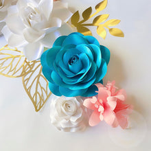 Load image into Gallery viewer, Paper Flower Bundle - Wall Decor, Bridal Shower, Baby Shower, Baby Room Decor, Wedding Backdrop
