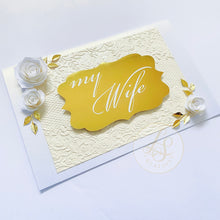 Load image into Gallery viewer, Wedding Card for Husband - Wedding Card for Wide - Bride and Groom Gift
