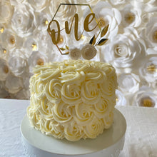 Load image into Gallery viewer, Elegant Personalized Custom Cake Topper - Wedding cake, birthday cake, anniversary cake
